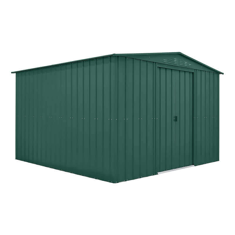 10' x 10' Globel Heritage Green Apex Metal Shed (3.08m x 3.10m) online kaufen