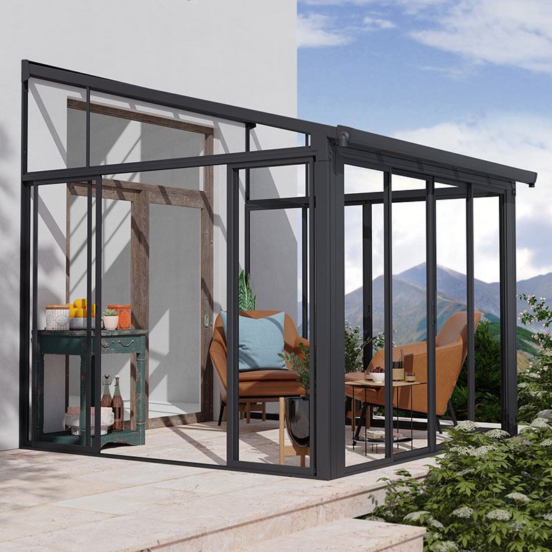10' x 10' Palram Canopia SanRemo Grey Lean-To Conservatory (3.05m x 3.05m) online kaufen