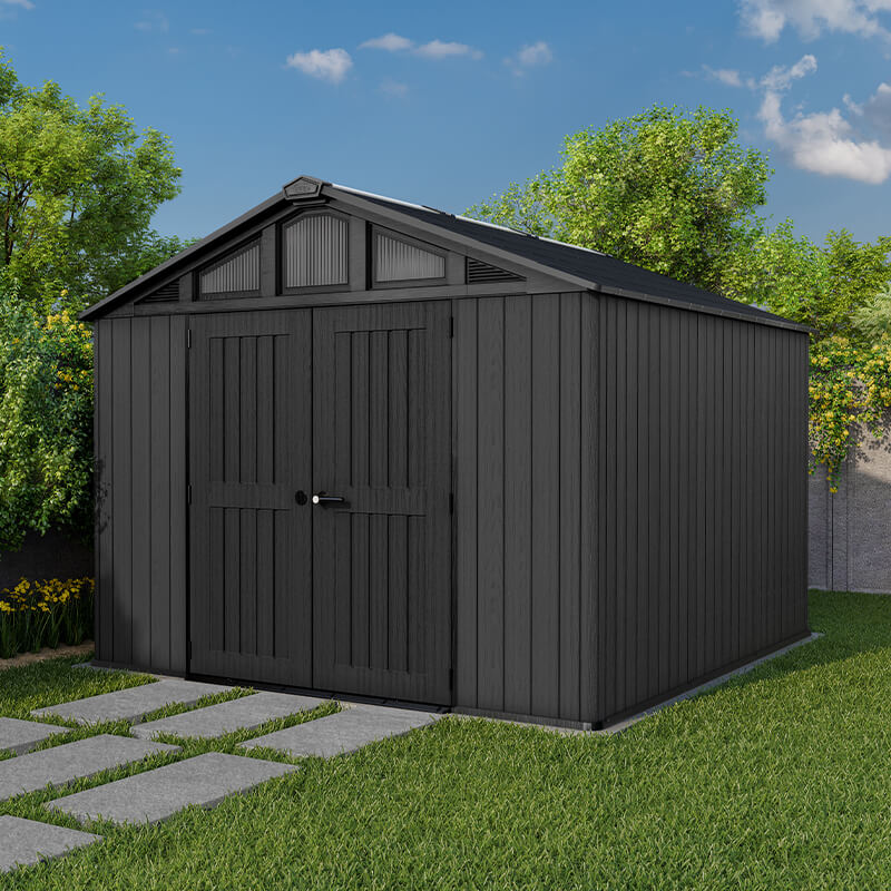 10' x 11'5 Keter Stronghold Grey Plastic Garden Shed (3.05m x 3.50m) online kaufen