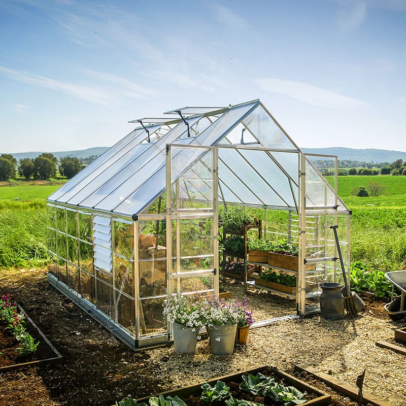 10' x 12' Palram Canopia Balance Silver Greenhouse (3.04m x 3.66m) online kaufen