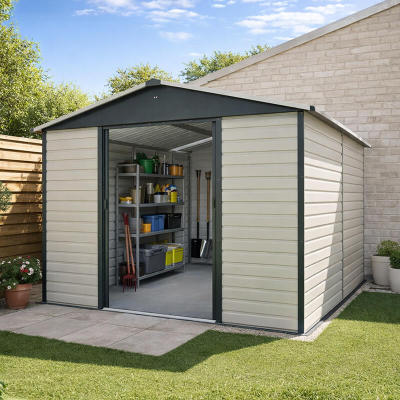 10' x 12' Yardmaster Shiplap Metal Shed Anthracite Finish (3.03m x 3.76m) online kaufen