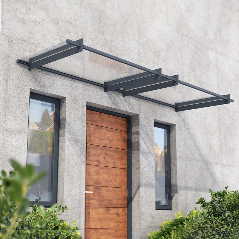 10' x 3' Palram Canopia Nancy 3000 Door Canopy - Grey (3.01m x 0.94m) online kaufen