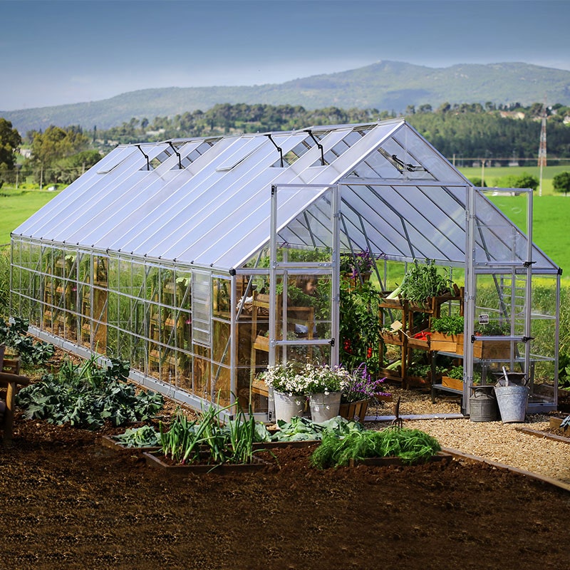 10' x 32' Palram Canopia Balance Silver Extra-Large Greenhouse (3.04m x 9.64m) online kaufen