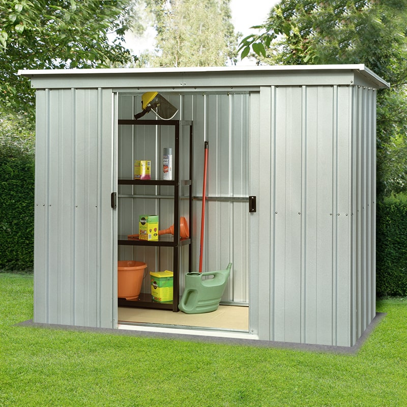 10' x 4' Yardmaster Metal Pent Shed (2.98m x 1.19m) online kaufen