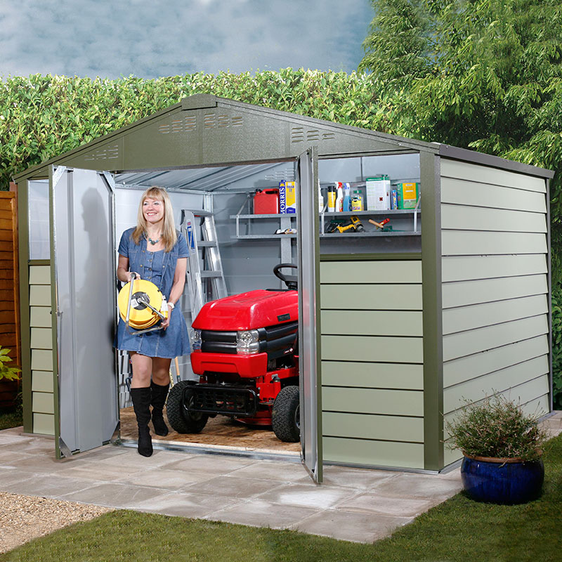 10' x 8' Trimetals Premium Titan 108 Metal Shed (2.98m x 2.37m) online kaufen