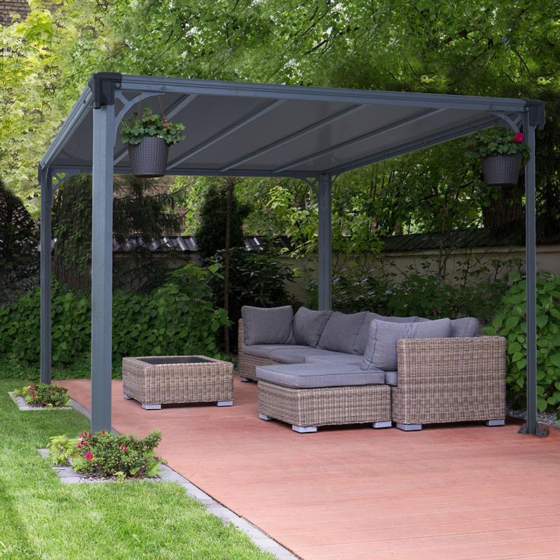 10'x10' (3x3m) Palram Canopia Milano 3000 Garden Gazebo online kaufen