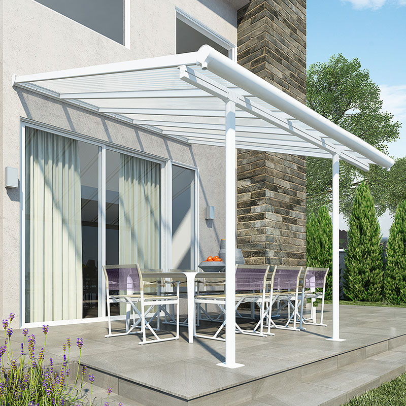 10'x10' (3x3m) Palram Canopia Sierra White Patio Cover online kaufen