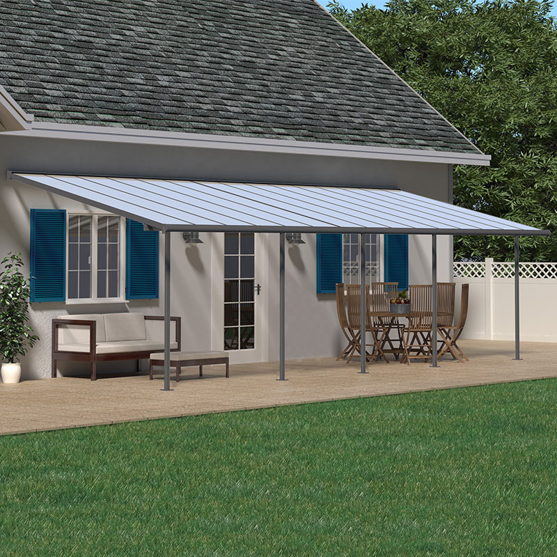 10'x24' (3x7.3m) Palram Canopia Sierra Grey Patio Cover online kaufen