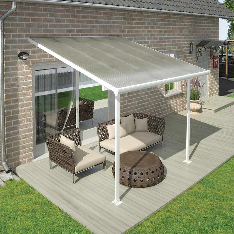 10'x24' (3x7.3m) Palram Feria White Patio Cover online kaufen