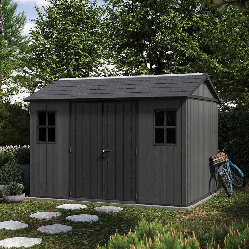 11' x 7'5 Keter Newton Plus Grey Plastic Garden Shed (3.50m x 2.30m) online kaufen