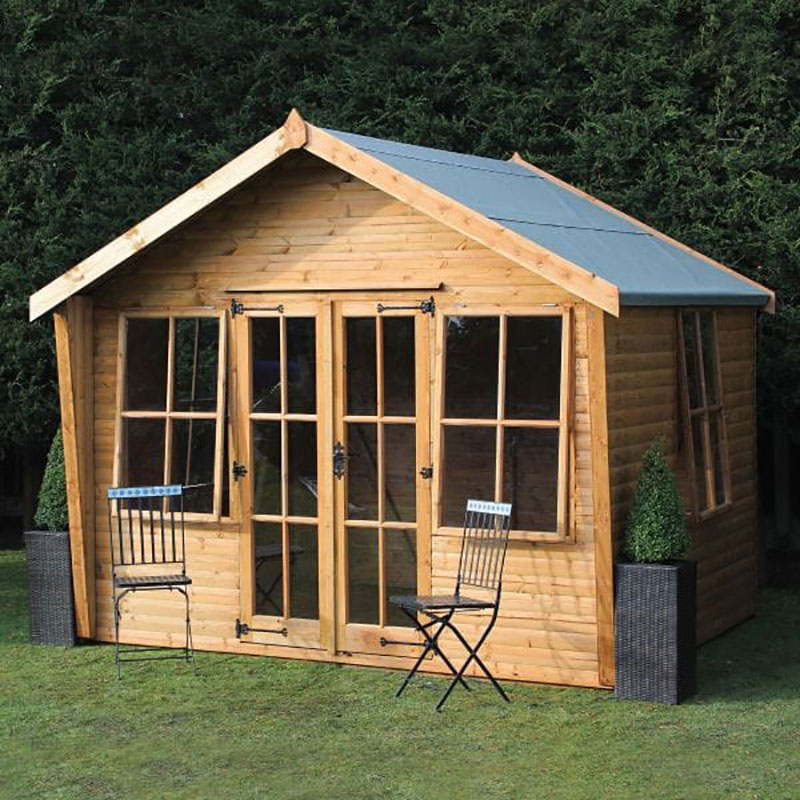 12' x 10' Traditional Wychwood Wooden Summer House online kaufen