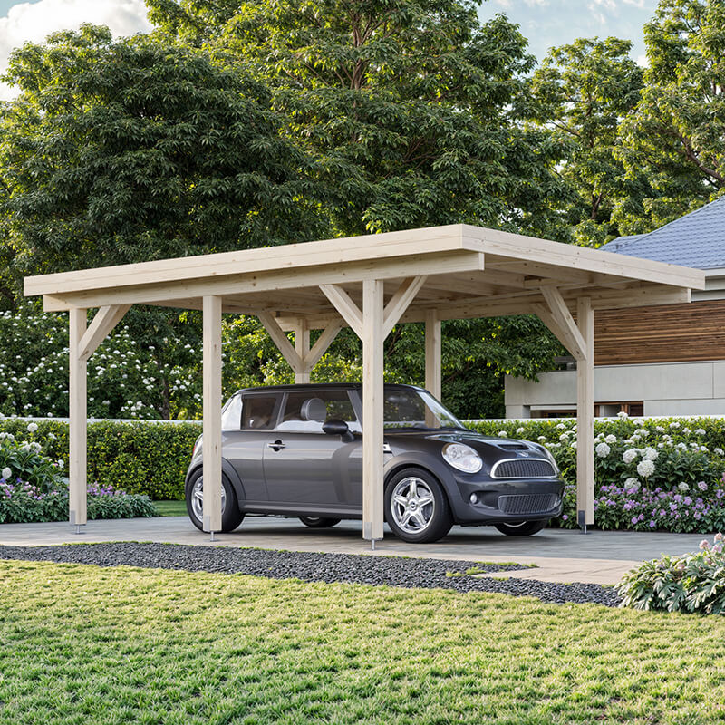 12' x 17' Palmako Karl Wooden Carport (3.6m x 5.1m) online kaufen