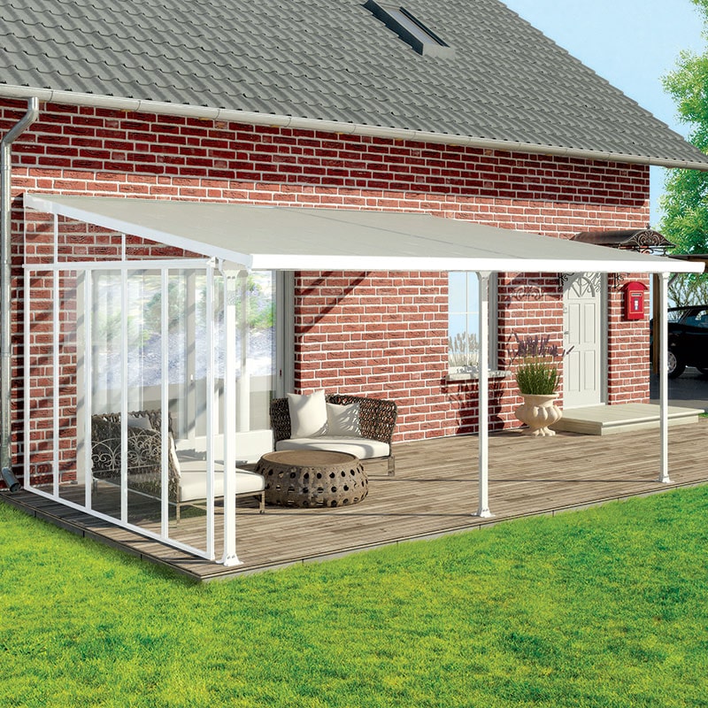 13' Palram Canopia Patio Cover Side Wall Series 4 - White online kaufen