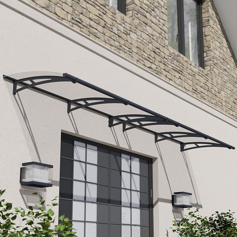 13â6 x 3â Palram Canopia Aquila 4100 Grey Clear Large Door Canopy (4.12m x 0.92m) online kaufen