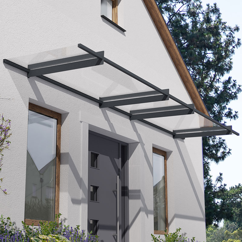 14' x 3' Palram Canopia Nancy 4100 Door Canopy - Grey (4.11m x 0.94m) online kaufen