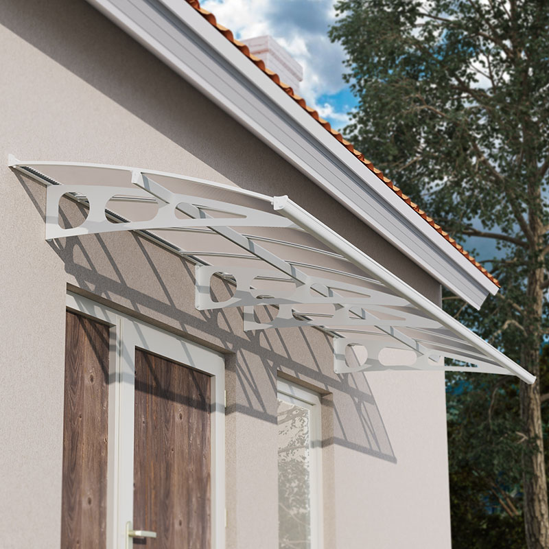 14' x 5' Palram Canopia Bordeaux 4460 Large Door Canopy - White Mist (4.47m x 1.39m) online kaufen