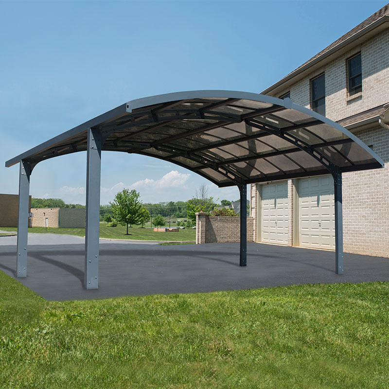 16' x 19' Palram Canopia Arizona Breeze Grey Metal Double Carport (4.95m x 5.78m) online kaufen