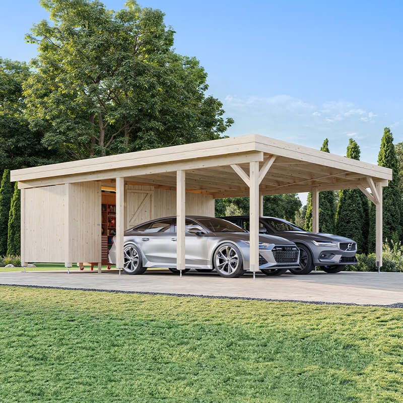 20' x 25' Palmako Karl Wooden Carport (6m x 7.6m) online kaufen