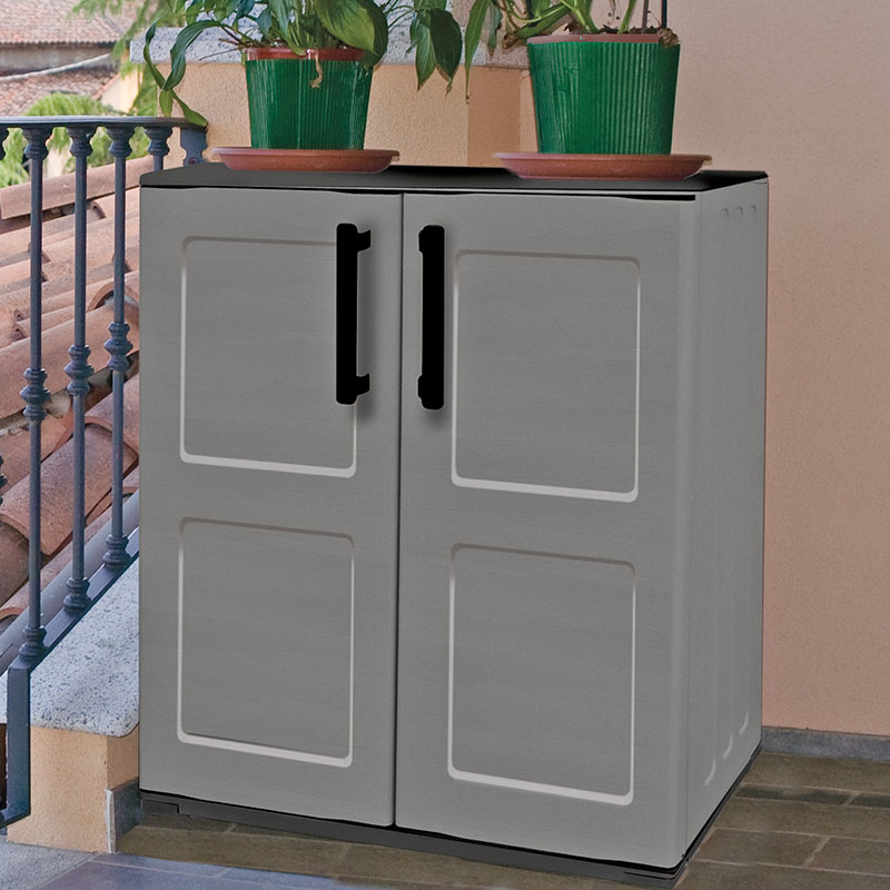2'2 x 1'2 Shire Mid Plastic Garden Storage Cupboard with Shelves (0.68m x 0.37m) online kaufen