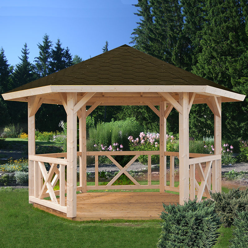 3.3x3.3m (11'x11') Palmako Betty Garden Pavilion - Luxury Gazebo online kaufen