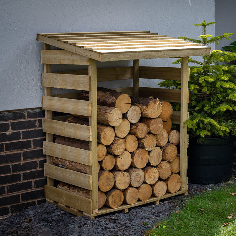 3'2 x 2'8 Forest Pent Small Logstore (1m x 0.8m) online kaufen