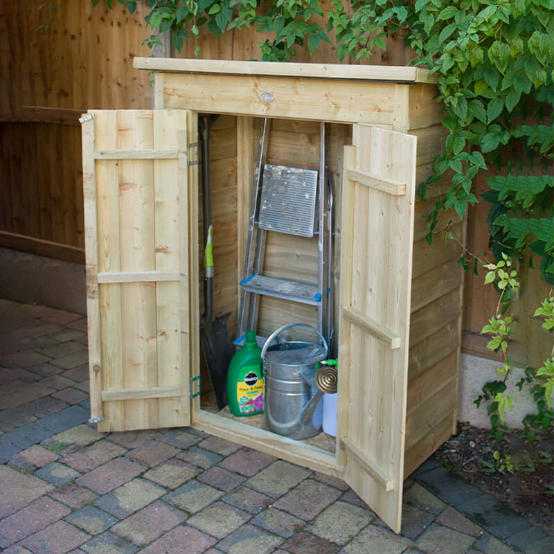 3'6 x 2' Forest Overlap Pent Midi Wooden Garden Storage - Outdoor Patio Storage (1m x 0.55m) online kaufen