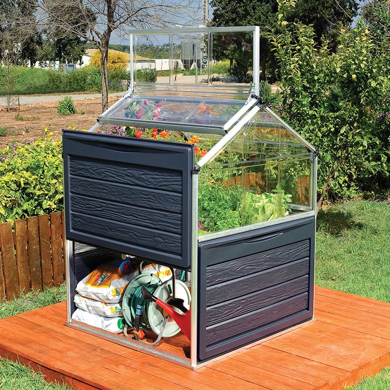 4' x 4' Palram Canopia Plant Inn Raised Bed Small Mini Greenhouse (1.18m x 1.18m) online kaufen