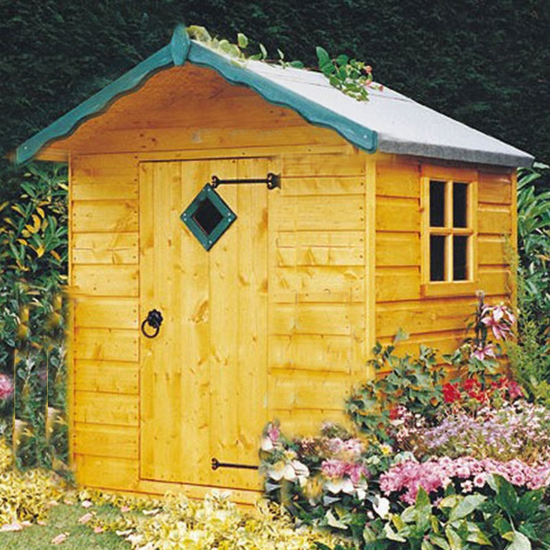 4' x 4' Shire Hide Kids Wooden Playhouse (1.19m x 1.19m) online kaufen