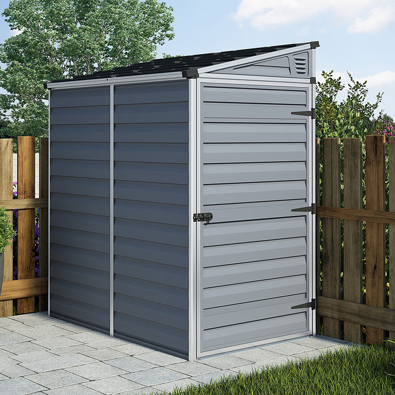 4' x 6' Palram Canopia Grey Skylight Pent Plastic Shed (1.17m x 1.77m) online kaufen