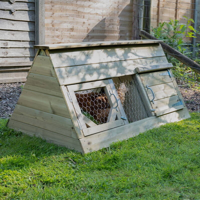 4'5 x 2'6 Forest Hedgerow Wooden Starter Small Chicken Coop (1.34m x 0.77m) online kaufen