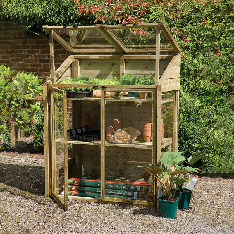 4'x2' Forest Wooden Small Mini Lean To Greenhouse (1.2x0.62m) online kaufen