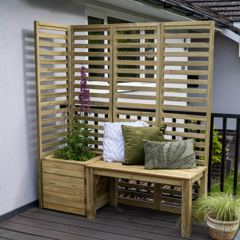 5' x 1'9 Forest Modular Wooden Garden Seating Set Number 1 (1.53m x 0.53m) online kaufen