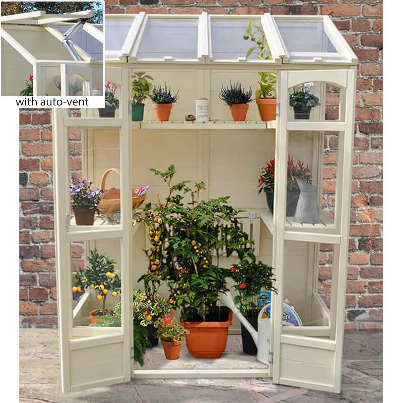 5' x 2' Forest Victorian Tall Wall Greenhouse with Auto Vent (1.47m x 0.72m) online kaufen
