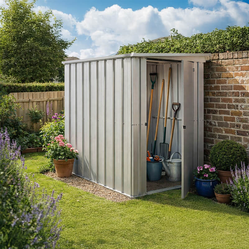 5' x 4' Yardmaster Pent Metal Shed (1.58m x 1.20m) online kaufen