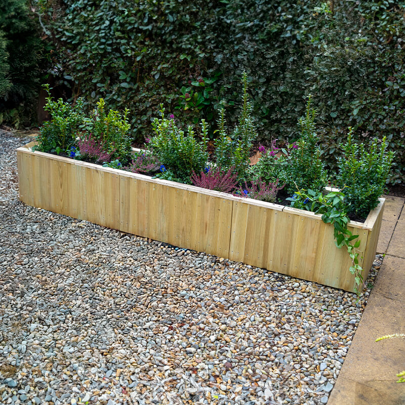 5'11 x 1'3 Forest Lapline Shiplap Wooden Planter (1.79m x 0.38m) online kaufen