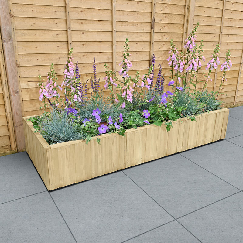 5'11 x 2'2 Forest Lapline Shiplap Wooden Planter (1.79m x 0.67m) online kaufen