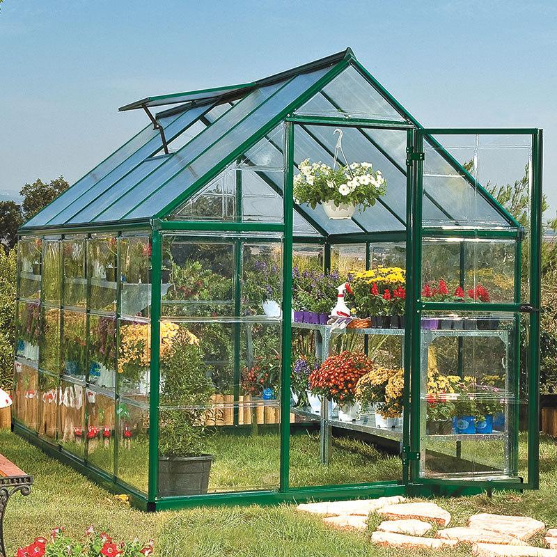 6' x 10' Palram Canopia Hybrid Walk In Green Polycarbonate Greenhouse (1.85m x 3.06m) online kaufen