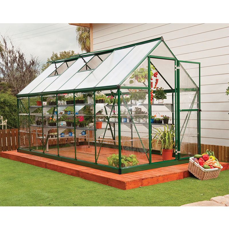 6' x 12' Palram Canopia Hybrid Large Green Polycarbonate Greenhouse (1.85m x 3.70m) online kaufen