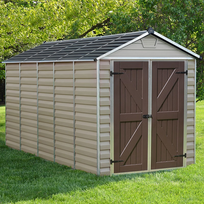 6' x 12' Palram Canopia Tan Skylight Plastic Shed (1.85m x 3.79m) online kaufen