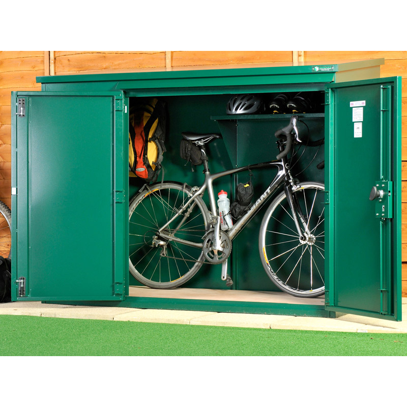 6' x 3' Asgard Annexe Police Approved Metal Bike Shed (1.83m x 0.92m) online kaufen