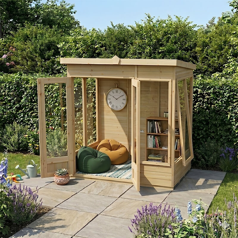 6' x 4' Forest Timberdale 25yr Guarantee Double Door Pent Summer House (1.94m x 1.38m) online kaufen