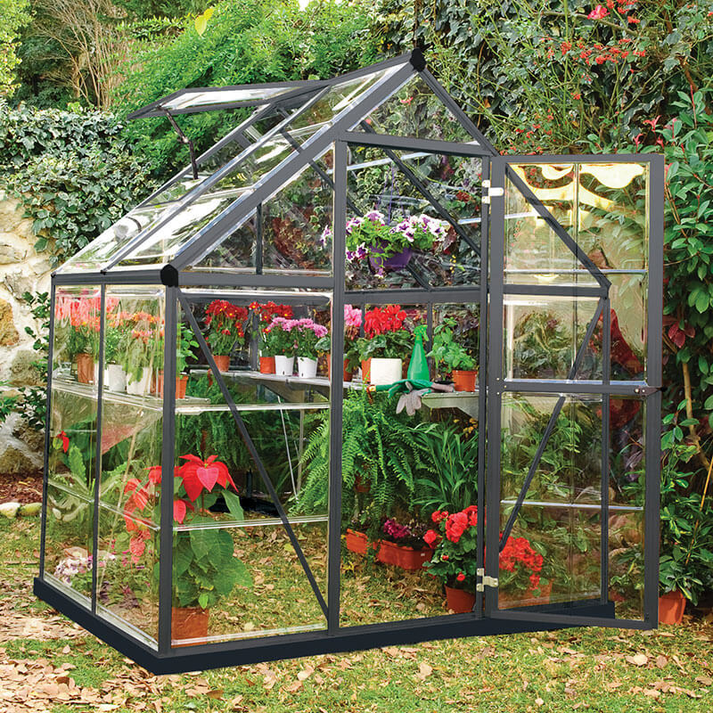 6' x 4' Palram Canopia Harmony Grey Polycarbonate Greenhouse (1.85m x 1.26m) online kaufen