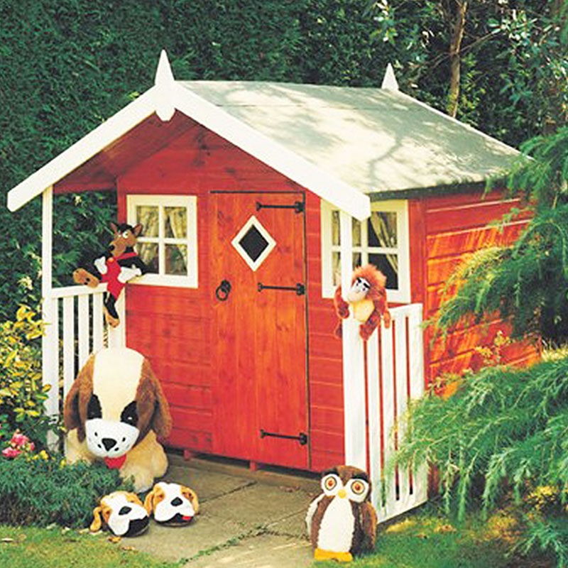 6' x 4' Shire Hobby Kids Wooden Playhouse (1.79m x 1.79m) online kaufen