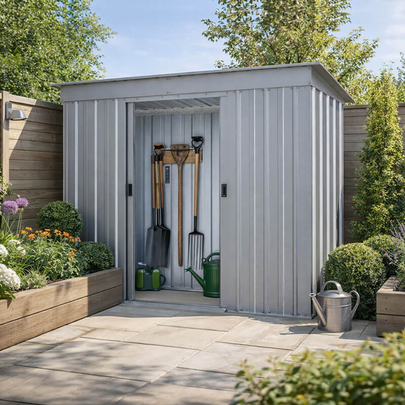 6' x 4' Yardmaster Pent Metal Shed (1.98m x 1.19m) online kaufen