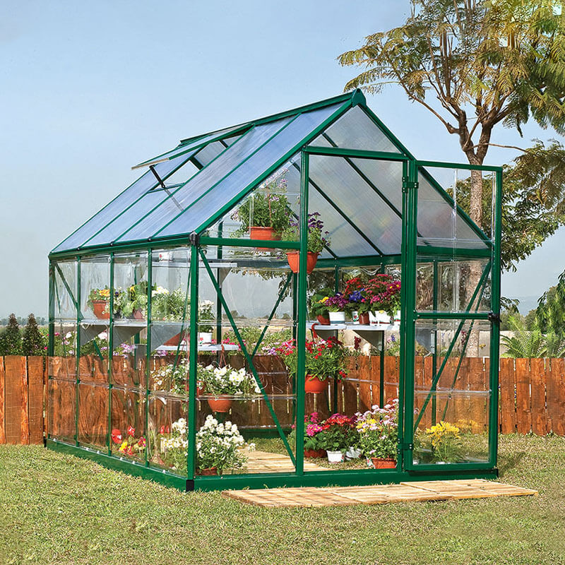 6' x 6' Palram Canopia Hybrid Green Polycarbonate Greenhouse (1.85m x 1.86m) online kaufen