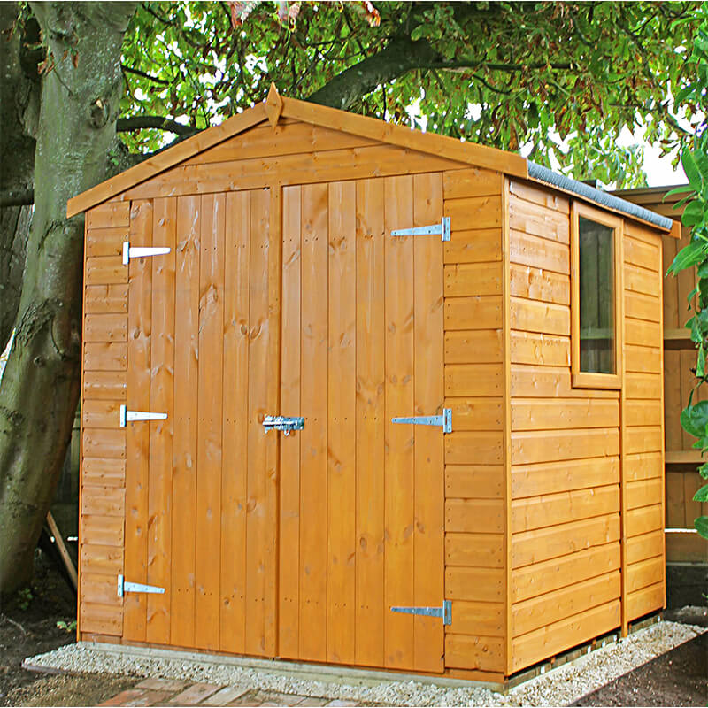 6' x 6' Shire Arran Double Door Wooden Garden Shed (1.97m x 1.83m) online kaufen