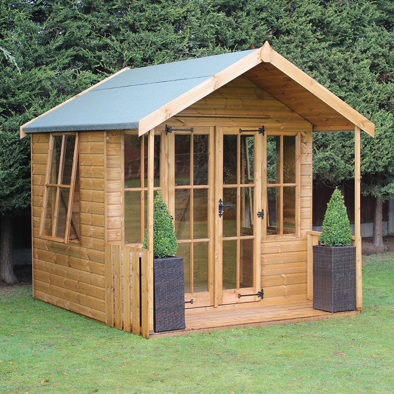 6' x 8' Traditional Broadway Wooden Summer House (1.83x2.44m) online kaufen