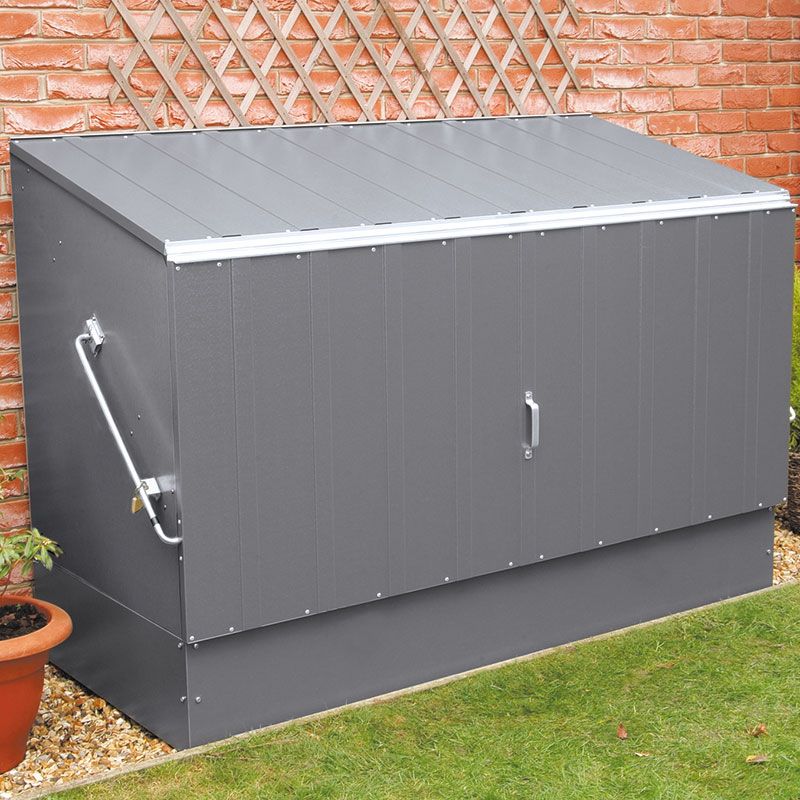 6'4 x 2'9 Trimetals Metal Bike Shed - Anthracite (1.95m x 0.88m) online kaufen