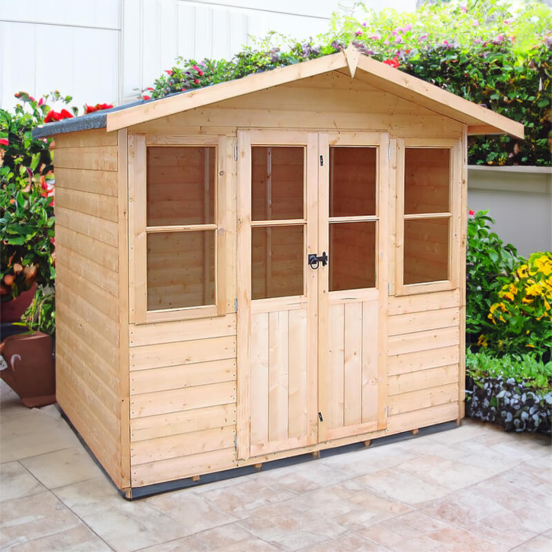 6'7x5'5 Shire Haddon Traditional Wooden Summer House online kaufen