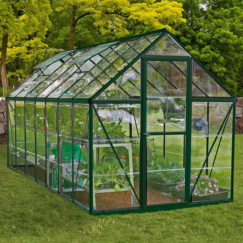 6â x 14â Palram Canopia Harmony Large Green Polycarbonate Greenhouse (1.85m x 4.26m) online kaufen